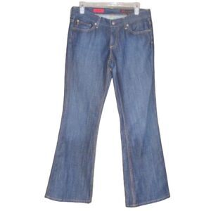 AG ADRIANO GOLDSCHMIED Jeans, 28, Club Flare, Dark Blue wash, Zipper fly